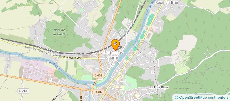 localisation de l'entreprise MONSIEUR JEAN LOQUER à LA FERTE-SOUS-JOUARRE