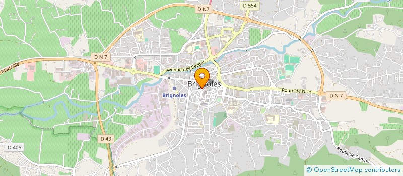 localisation de l'entreprise MONSIEUR JEAN LOQUES  BRIGNOLES