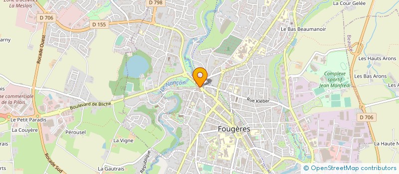 localisation de l'entreprise MONSIEUR JEAN LORE  LES PORTES DU COGLAIS