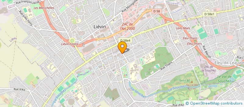 localisation de l'entreprise MONSIEUR JEAN LOREK à LIEVIN