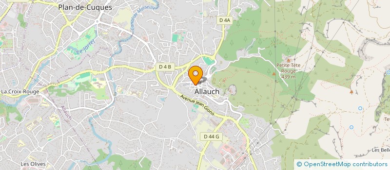 localisation de l'entreprise MONSIEUR JEAN LORENZI  ALLAUCH