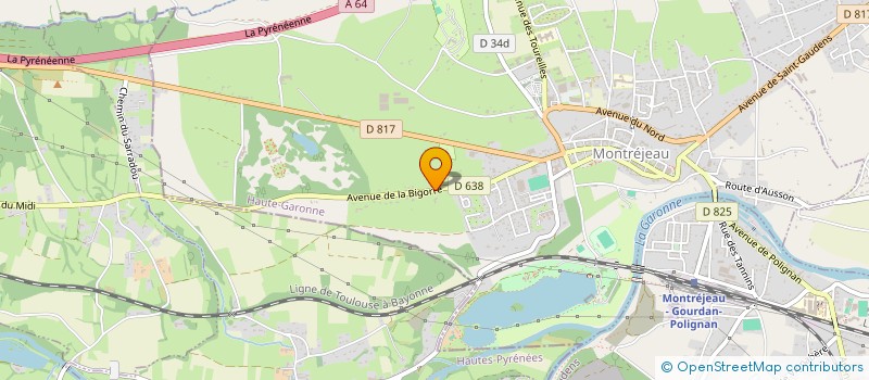 localisation de l'entreprise MONSIEUR JEAN LORENZI  MONTREJEAU