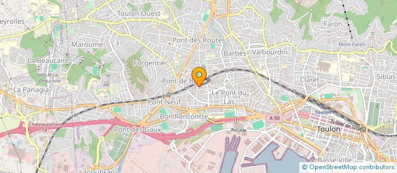 localisation de l'entreprise MONSIEUR JEAN LORENZO  TOULON