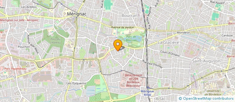 localisation de l'entreprise MONSIEUR JEAN LORENZON à MERIGNAC