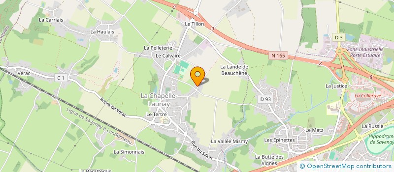 localisation de l'entreprise MONSIEUR JEAN LORGERAY  LA CHAPELLE LAUNAY