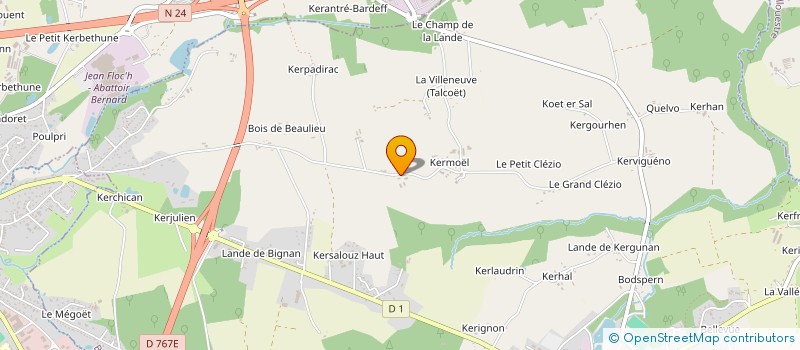 localisation de l'entreprise MONSIEUR JEAN LORIC à BIGNAN