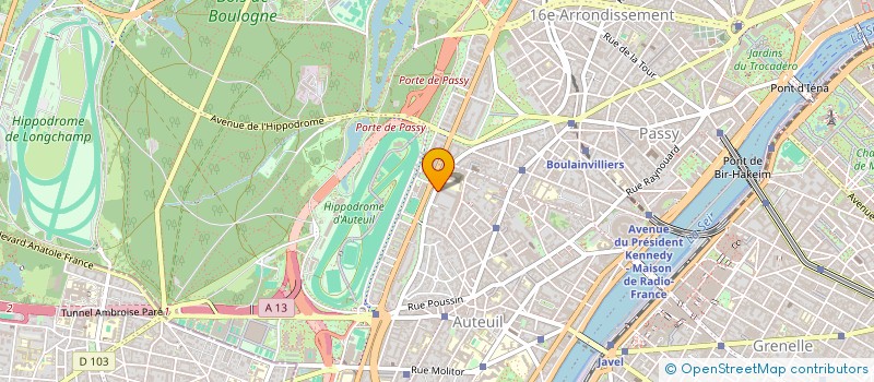 localisation de l'entreprise MONSIEUR JEAN LORIEUX  PARIS