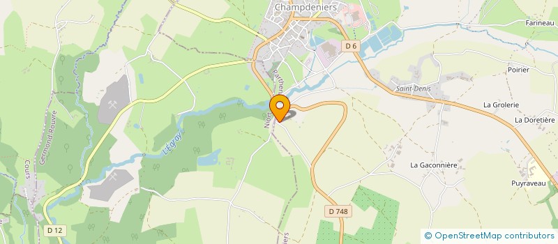 localisation de l'entreprise MONSIEUR JEAN LORIOUX  CHAMPDENIERS