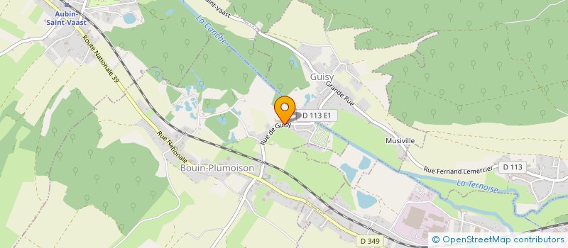 localisation de l'entreprise MONSIEUR JEAN LORRIAUX  BOUIN-PLUMOISON