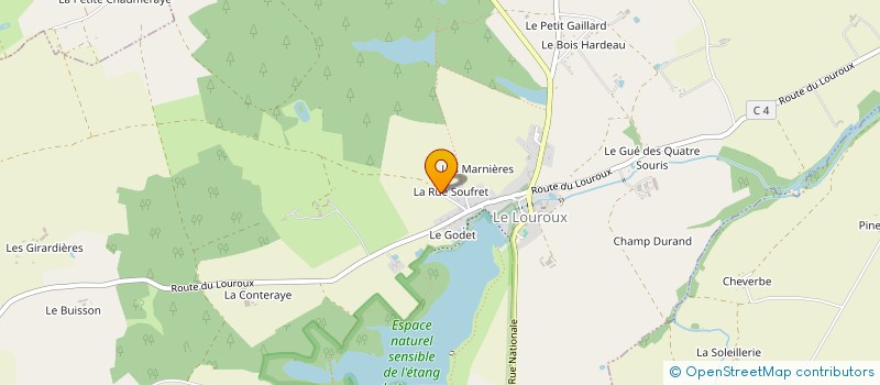 localisation de l'entreprise MONSIEUR JEAN-LOU BAUDOIN à LE LOUROUX