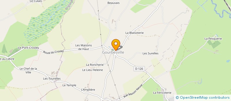 localisation de l'entreprise MONSIEUR JEAN LOU CHAULIEU  PICAUVILLE