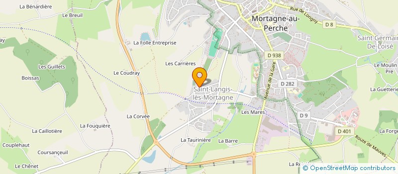 localisation de l'entreprise MONSIEUR JEAN LOU DOLLION à SAINT-LANGIS-LES-MORTAGNE