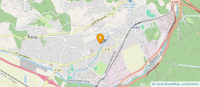 localisation de l'entreprise MONSIEUR JEAN-LOU FABBRO  PASSY