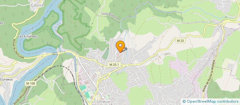 localisation de l'entreprise MONSIEUR JEAN-LOU GATTET  UNIEUX