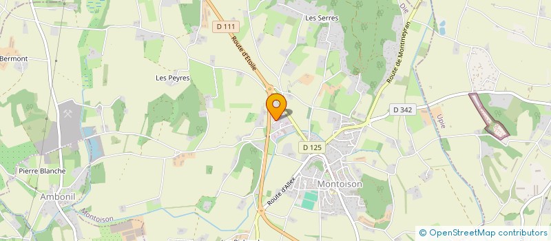 localisation de l'entreprise MONSIEUR JEAN LOU WEBER  MONTOISON