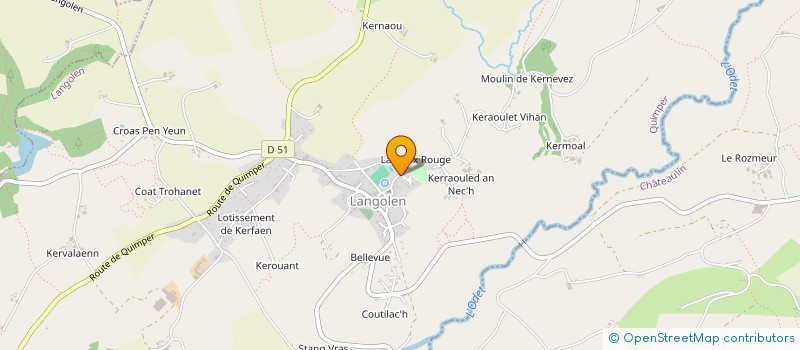 localisation de l'entreprise MONSIEUR JEAN LOUBOUTIN  LANGOLEN