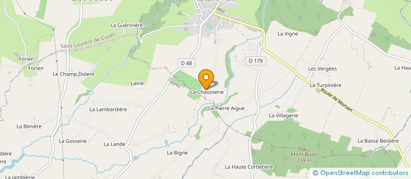 localisation de l'entreprise MONSIEUR JEAN LOUIS à SAINT-LAURENT-DE-CUVES