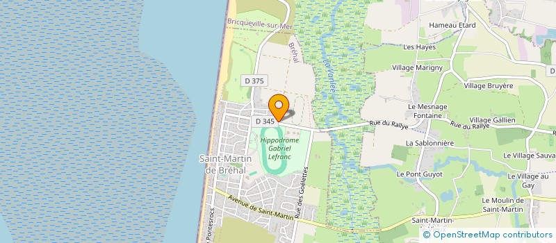 localisation de l'entreprise MONSIEUR JEAN-LOUIS ADAM  BRICQUEVILLE-SUR-MER