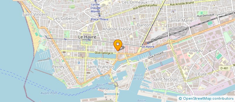 localisation de l'entreprise MONSIEUR JEAN-LOUIS ADDE  LE HAVRE