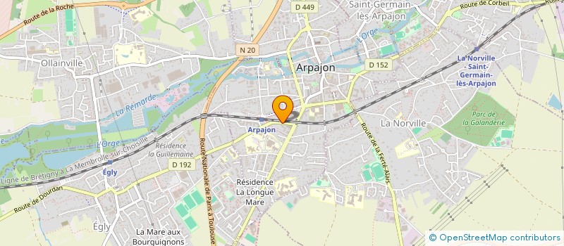 localisation de l'entreprise MONSIEUR JEAN-LOUIS ADOLPHE CHEROT à ARPAJON