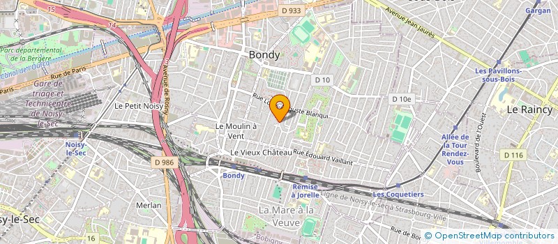 localisation de l'entreprise MONSIEUR JEAN-LOUIS AKA  BONDY