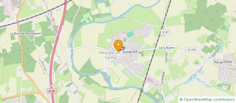 localisation de l'entreprise MONSIEUR JEAN-LOUIS ALLAIN à NEUVILLE-SUR-SARTHE