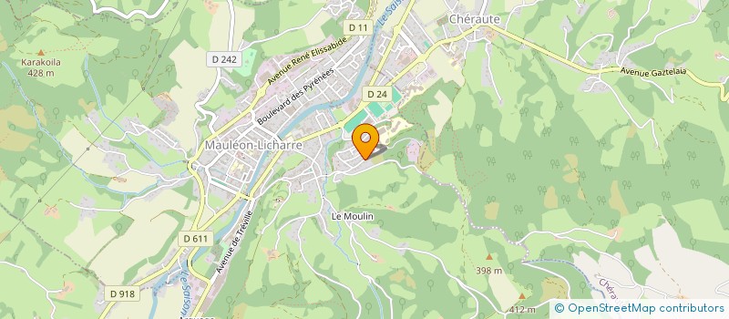 localisation de l'entreprise MONSIEUR JEAN LOUIS ALMEIDA COSTA LOPES  MAULEON-LICHARRE