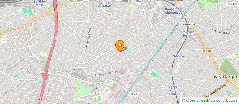 localisation de l'entreprise MONSIEUR JEAN-LOUIS AMANOU à AULNAY-SOUS-BOIS