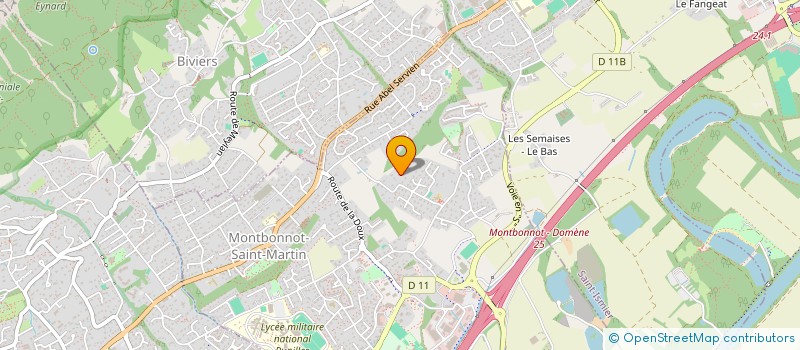 localisation de l'entreprise MONSIEUR JEAN-LOUIS AMPHOUX  MONTBONNOT-SAINT-MARTIN