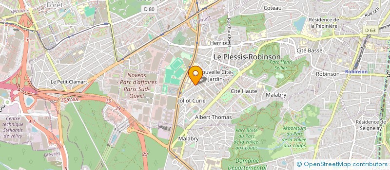 localisation de l'entreprise MONSIEUR JEAN-LOUIS ANTOINE à LE PLESSIS-ROBINSON