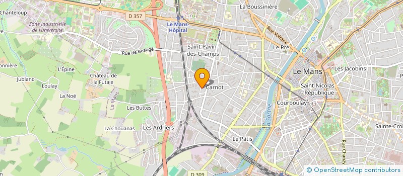 localisation de l'entreprise MONSIEUR JEAN LOUIS AUBERTIN  LE MANS