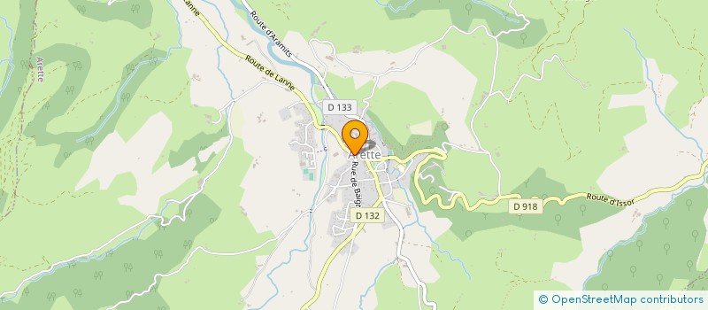 localisation de l'entreprise MONSIEUR JEAN-LOUIS AUSSAGE  ARETTE