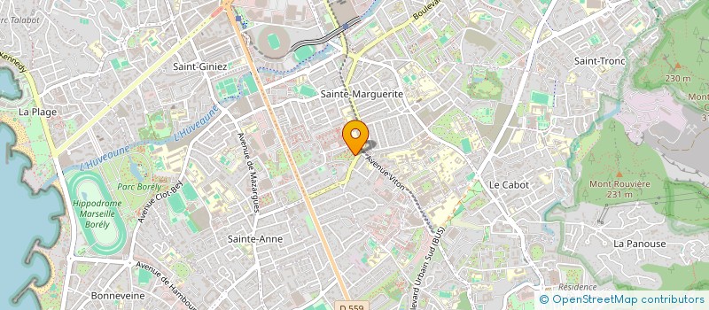 localisation de l'entreprise MONSIEUR JEAN LOUIS AVARELLO  MARSEILLE