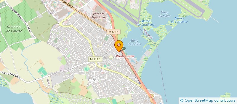 localisation de l'entreprise MONSIEUR JEAN LOUIS AZNAR  PEROLS