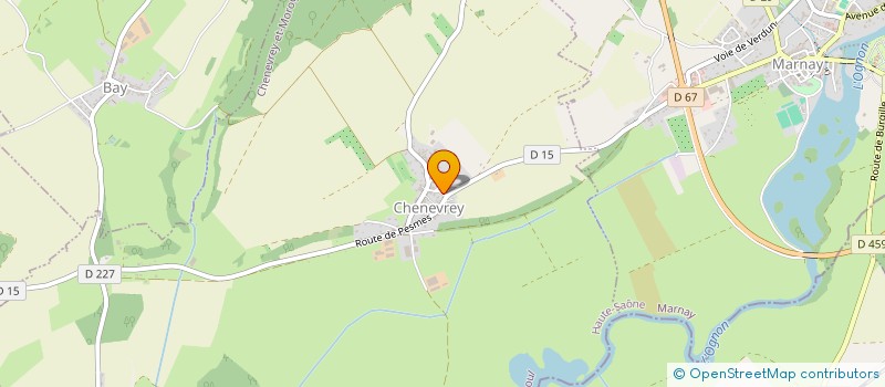 localisation de l'entreprise MONSIEUR JEAN-LOUIS BALLOT  CHENEVREY-ET-MOROGNE