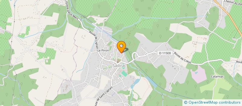 localisation de l'entreprise MONSIEUR JEAN LOUIS BARDON  SADIRAC