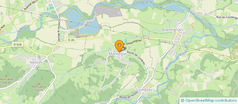 localisation de l'entreprise MONSIEUR JEAN-LOUIS BARRERE  TUZAGUET