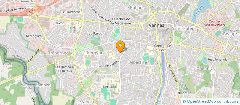 localisation de l'entreprise MONSIEUR JEAN-LOUIS BARRERE à VANNES