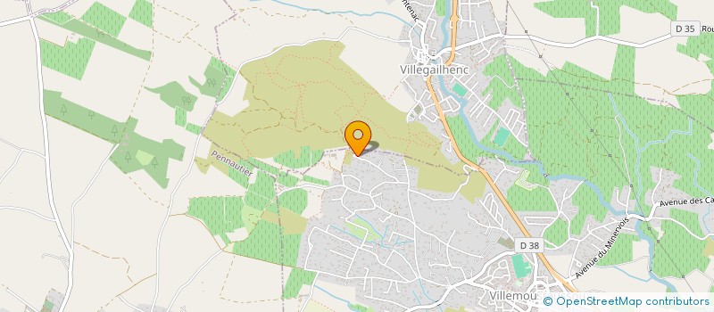 localisation de l'entreprise MONSIEUR JEAN-LOUIS BASSO  VILLEMOUSTAUSSOU