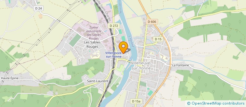 localisation de l'entreprise MONSIEUR JEAN LOUIS BAYET à VILLENEUVE-SUR-YONNE