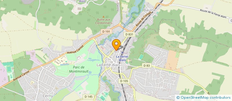 localisation de l'entreprise MONSIEUR JEAN-LOUIS BAZZON  BAULNE