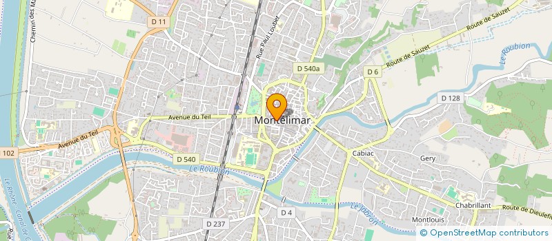 localisation de l'entreprise MONSIEUR JEAN-LOUIS BEGON  MONTELIMAR