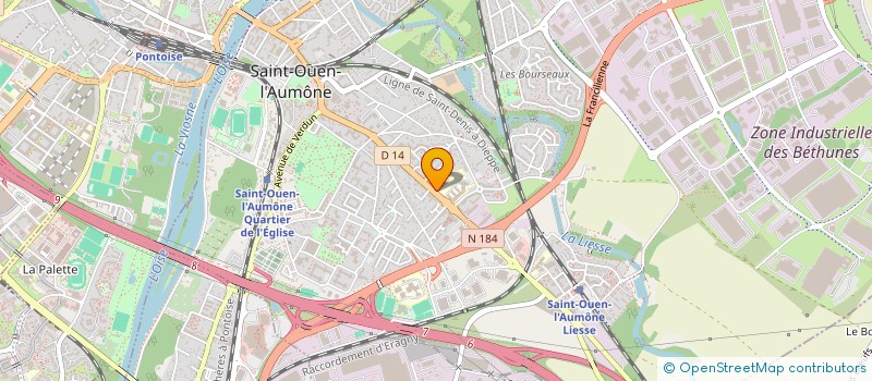 localisation de l'entreprise MONSIEUR JEAN-LOUIS BELLET à SAINT-OUEN-L'AUMONE