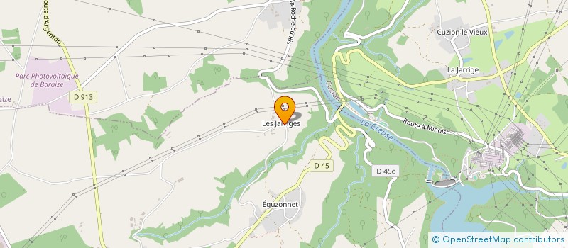 localisation de l'entreprise MONSIEUR JEAN-LOUIS BERGEAT à EGUZON-CHANTOME