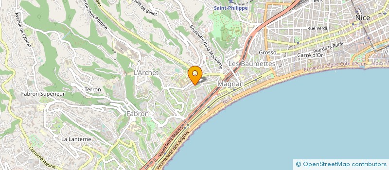 localisation de l'entreprise MONSIEUR JEAN-LOUIS BERNAL-LAVILLA à NICE