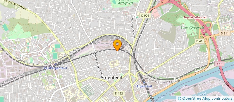 localisation de l'entreprise MONSIEUR JEAN-LOUIS BERNARD à ARGENTEUIL
