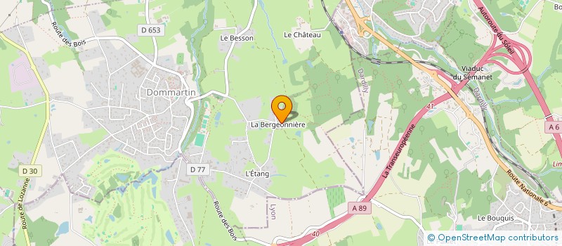 localisation de l'entreprise MONSIEUR JEAN-LOUIS BERRAT  DOMMARTIN