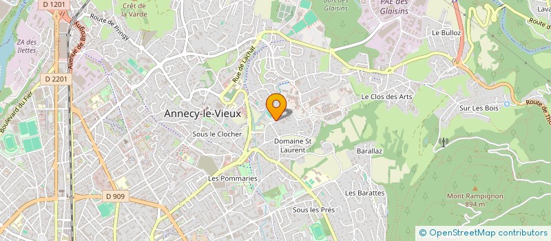 localisation de l'entreprise MONSIEUR JEAN-LOUIS BERTHOLIER  ANNECY