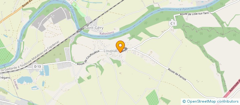 localisation de l'entreprise MONSIEUR JEAN-LOUIS BERTRAND  LOUPIAC