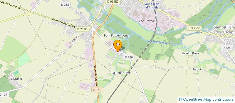 localisation de l'entreprise MONSIEUR JEAN-LOUIS BILLES  SAINT-JEAN-D'ANGELY